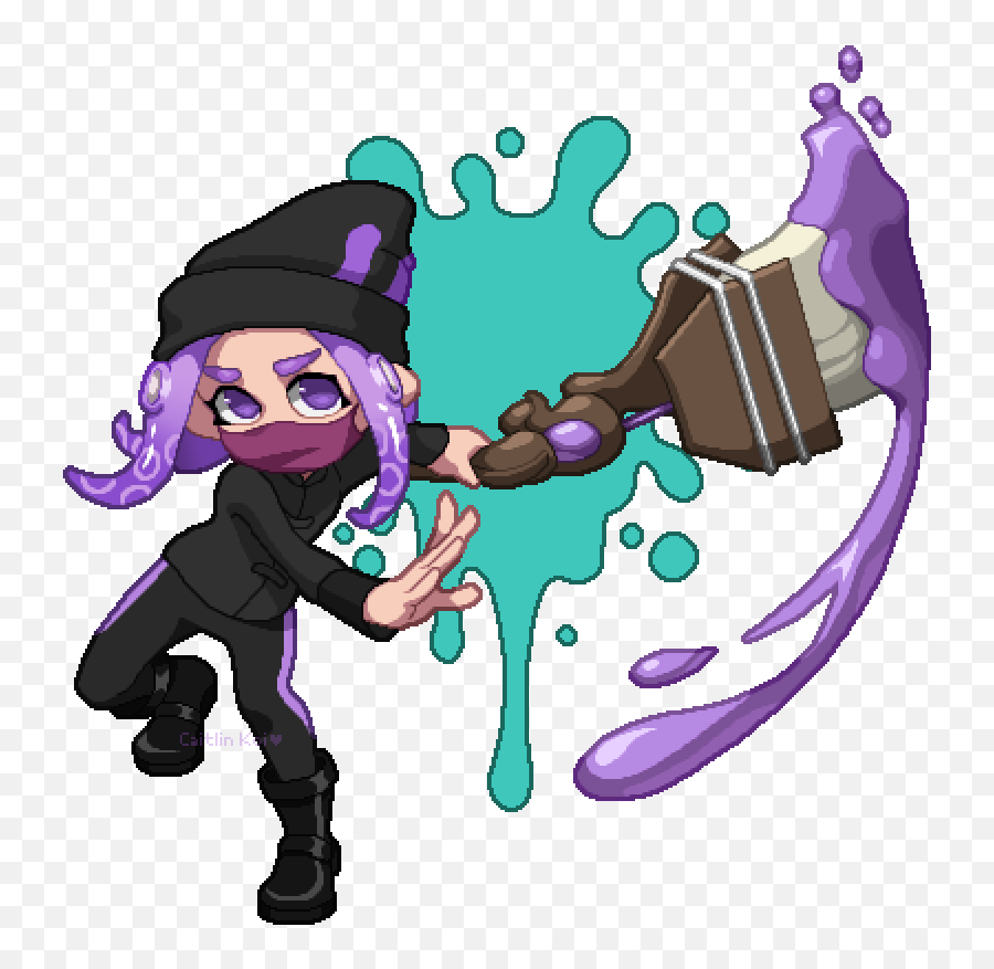 Octobrush Hashtag - Fictional Character Emoji,Splatoon 2 Losing Emotion