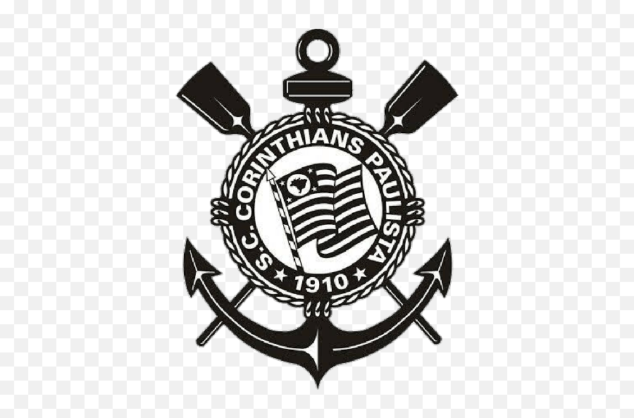 Corinthians - Escudos Corinthians Emoji,Emojis Preto E Branco