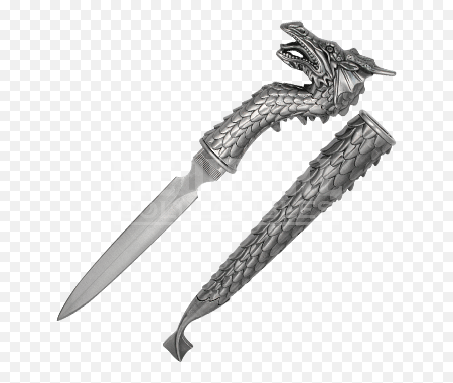 Download Hd Dragon Knife Transparent Png Image - Nicepngcom Pen Knife Emoji,Facebook Emoji Knife And Fork