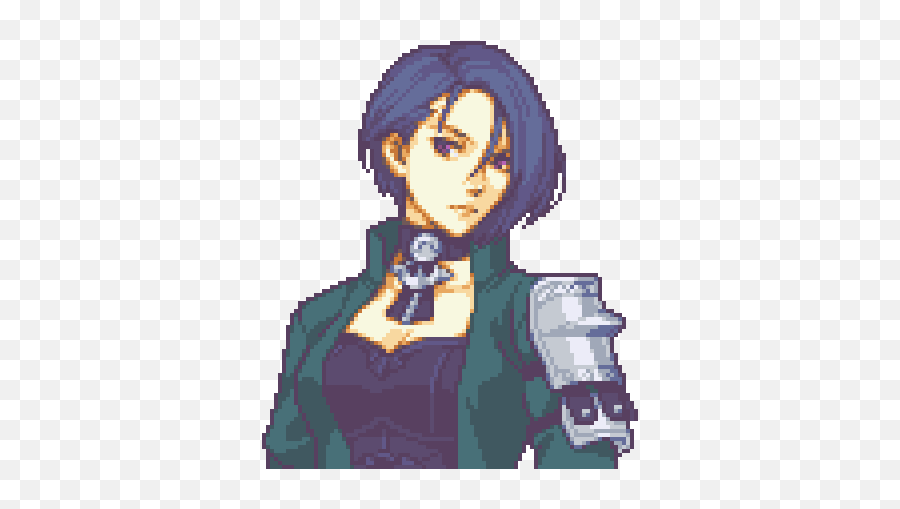 The Shamir Gba Styled Portrait - Church Three Houses Characters Emoji,Seat Emotions On Fire Emblem Character Sprites