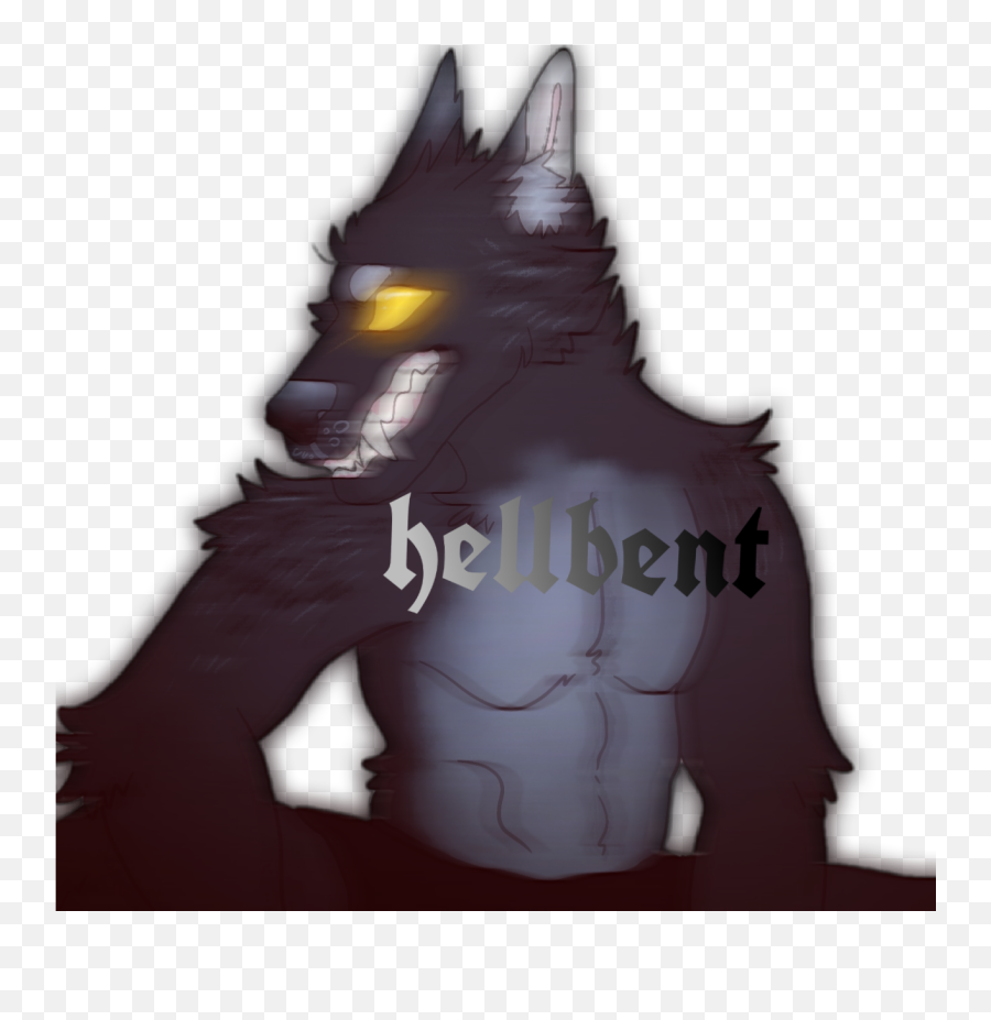 Werewolf Oc Ocsticker Procreate Sticker - Werewolf Emoji,Werewolf Emoji