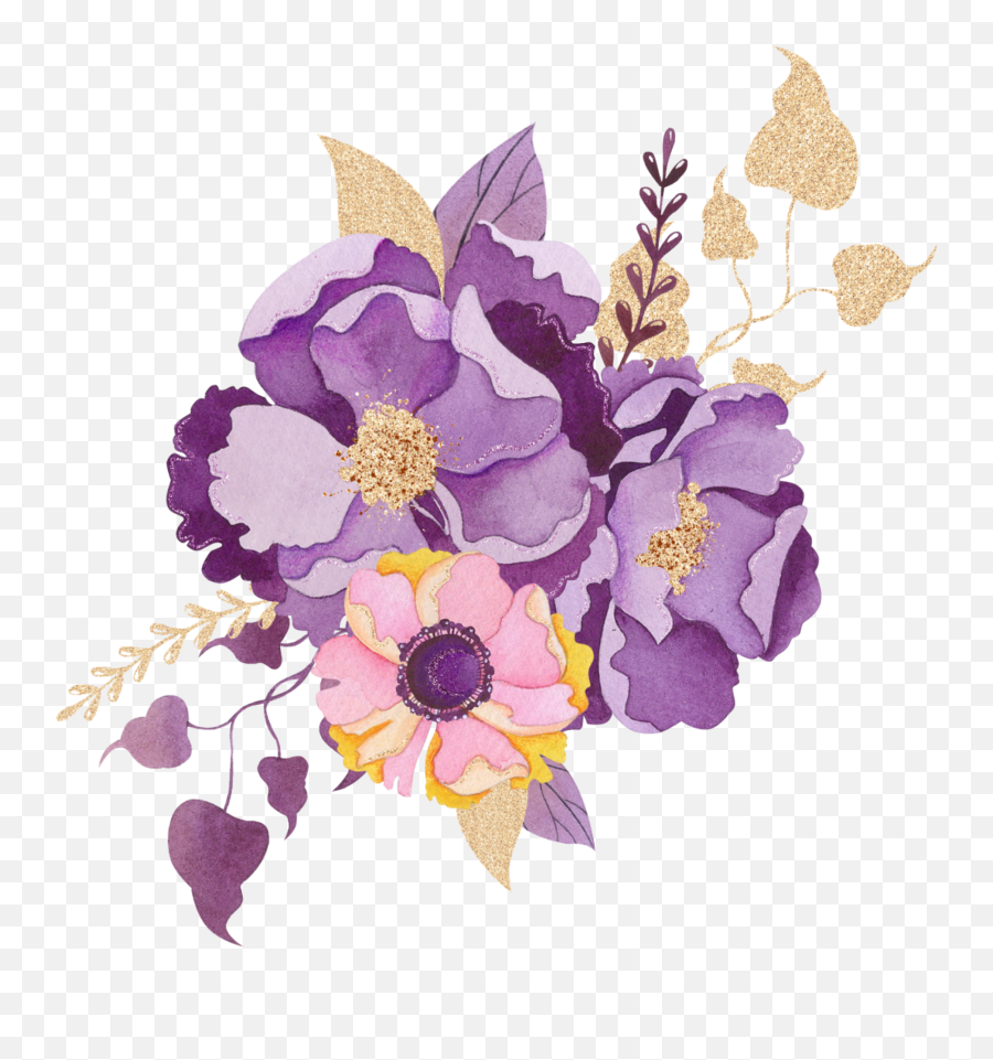 Flower Violet Violetflower Sticker - Violet Emoji,Violet Flower Emoji