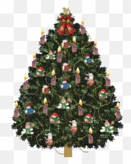 Animated Christmas Tree Clipart Emoji,Adding Christmas Tree Emoticon Facebook