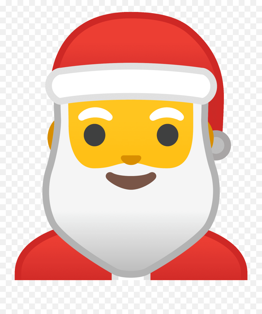 Santa Claus Emoji Clipart Free Download Transparent Png,Android Emojis Transparent