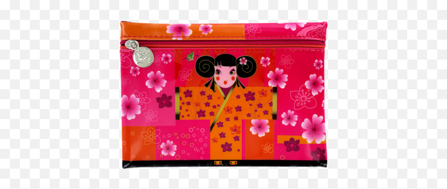 Cosmetic Bag - Akademik Kimono Decorative Emoji,Emoji Makeup Bag
