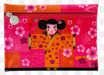 Cosmetic Bag - Akademik Kimono Decorative Emoji,Emoji Makeup Bag