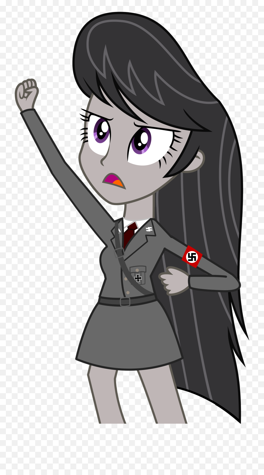 691446 - Safe Artistnuke928 Edit Octavia Melody Emoji,Giant Nazi Sign Made Of Little Nazi Emojis