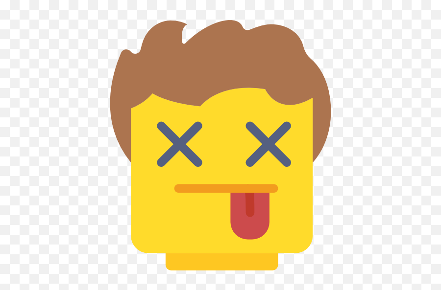 Face Emoticon Dead Lego People Head Interface Icon - Icons Dead Vector Emoji,Xx Emoticon