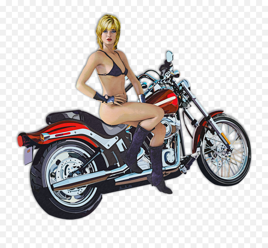 Lady On A Motor Bike Free Stock Photo - Public Domain Pictures Emoji,Motorcycle Emoticon Woman