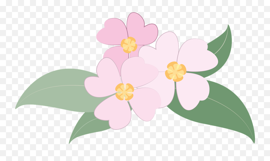 Flowers Plants Pink - Free Vector Graphic On Pixabay Emoji,Sakura Emoji