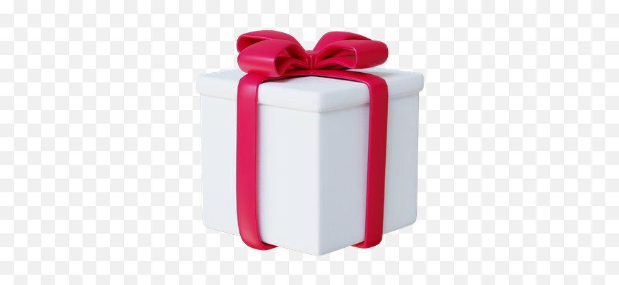 Christmas White Box Gift 3d Illustrations Designs Images Emoji,Preseant Emoji
