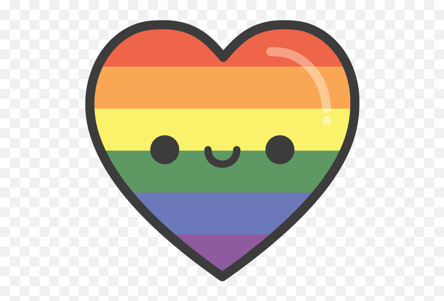 Pride Hearts U2013 Cute Magic Emoji,Pride Heart Emoji