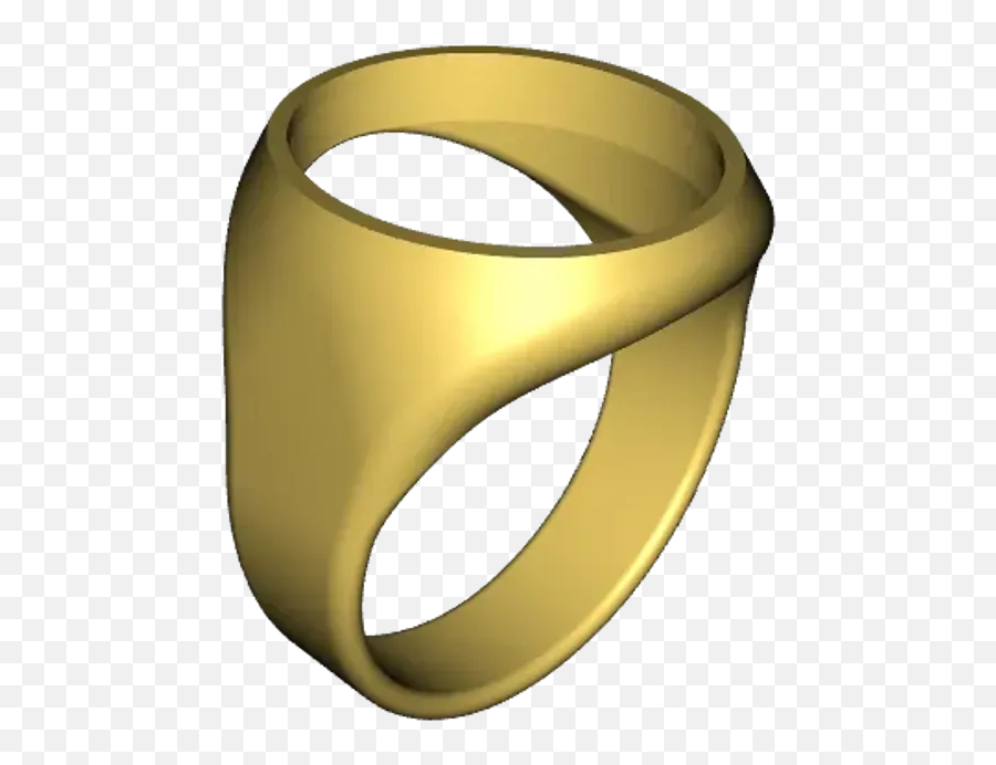 Gold Ring For 1000 Stones By Cisco Download Free Stl Model Emoji,Ston Face Emoji