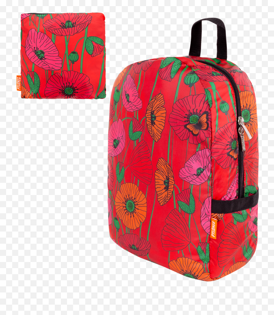 Foldable Backpack - Pocket Bag Pylones Emoji,Packing Suitcase Emoji