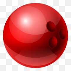 Red Bowling Ball Png Clipart - Ball Bowling Png Emoji,Emoji Bowling Ball