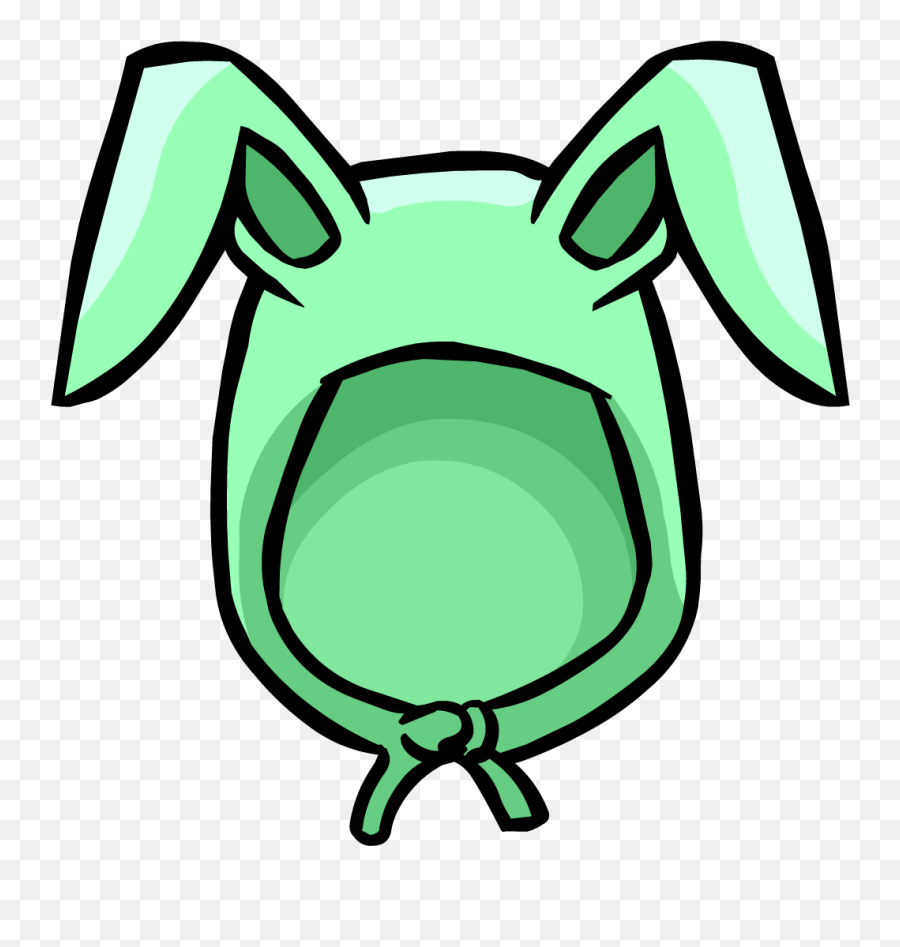 Green Bunny Ears - Easy Bad Bunny Svg Emoji,Woman With Bunny Ears Emoji