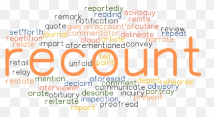 Recount Synonyms And Related Words What Is Another Word - Dot Emoji,Adjectives That Describe Emotions