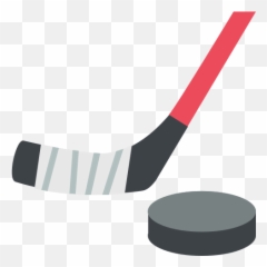 Ice Hockey Emoji High Definition Big - Hockey Stick With Puck,Ice Emojis