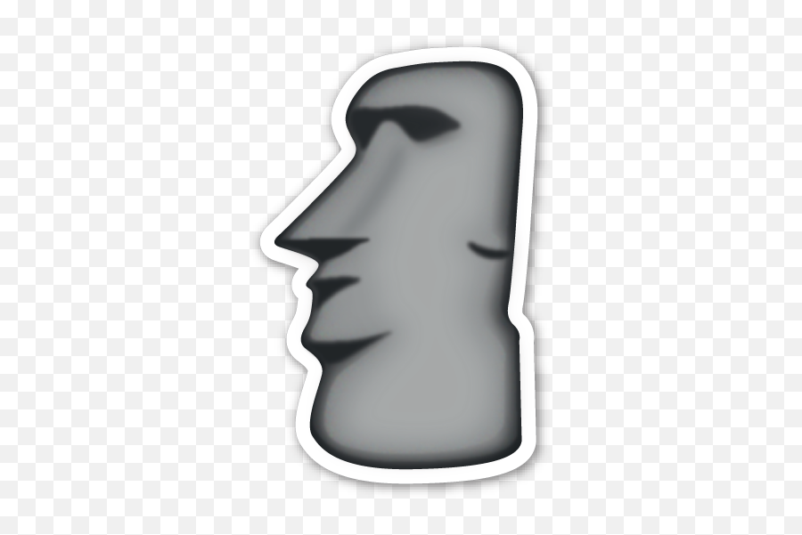 Easter Island Rock Emoji,Moyai Emoji