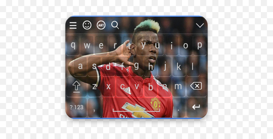 Manu Keyboard Sweet Emoji - Soccer Uniform,Pogba Emoji