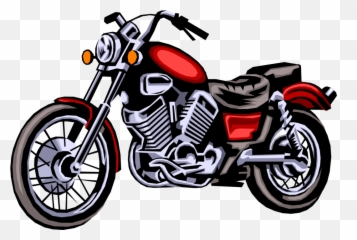 Download Vector Illustration Bike - Motorcycle Clipart Emoji,Motorcycle Emoticon Android