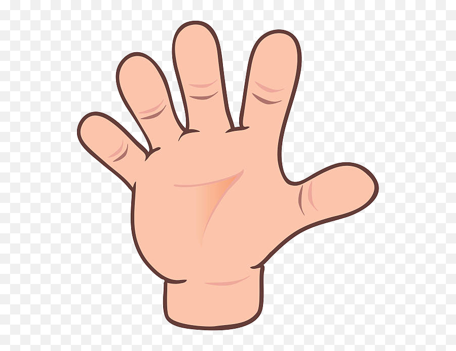 Hi Hand Png - Cartoon Clip Art Fingers Emoji,Praying Hands Emoji Download