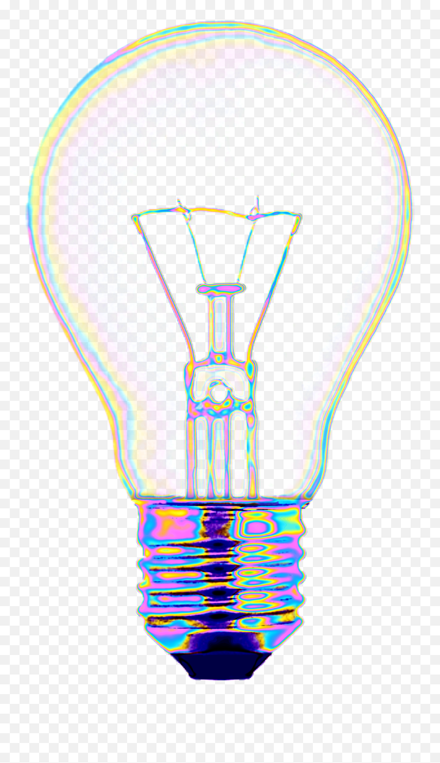 Light Aesthetic Background Sticker By Dinaaaaaah - Light Bulb Aesthetic Png Emoji,Light Bulb Emoji