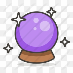 Crystal Ball - Free Entertainment Icons Transparent Background Crystal Ball Clip Art Emoji,8 Ball And Party Emoji
