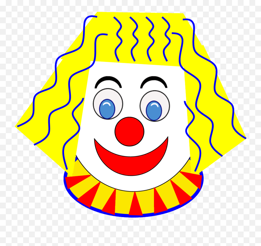Happy Clown Faces Drawing Free Image - Happy Emoji,Clown Face Emoticon -emoji