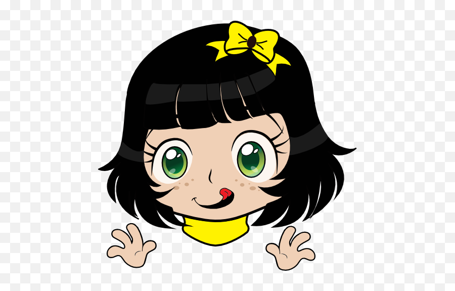Delicious Girl Manga Smiley Emoticon Clipart I2clipart - Dizzy Manga Emoji,Hungry Emoticon Clipart