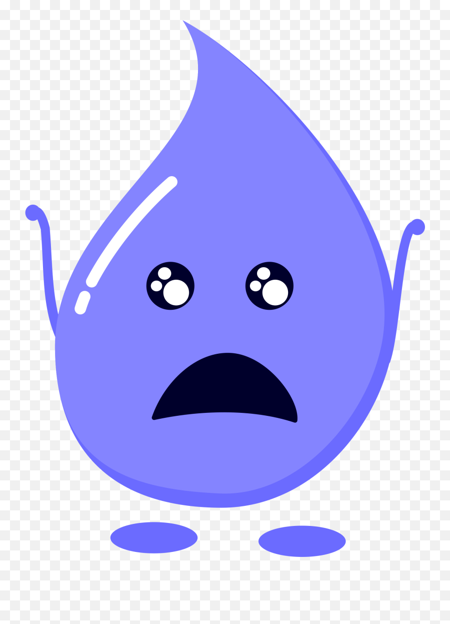 Wow Clipart Shock Wow Shock Transparent Free For Download - Water Droplet With A Face Png Clipart Emoji,Oh My God Emoticon