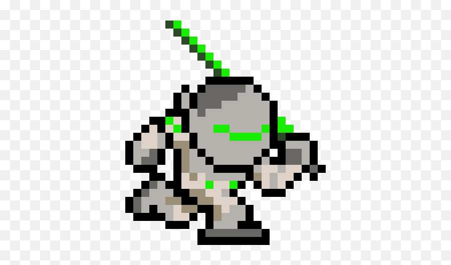 Pin - Pixel Mega Man Transparent Emoji,Genji Emojis