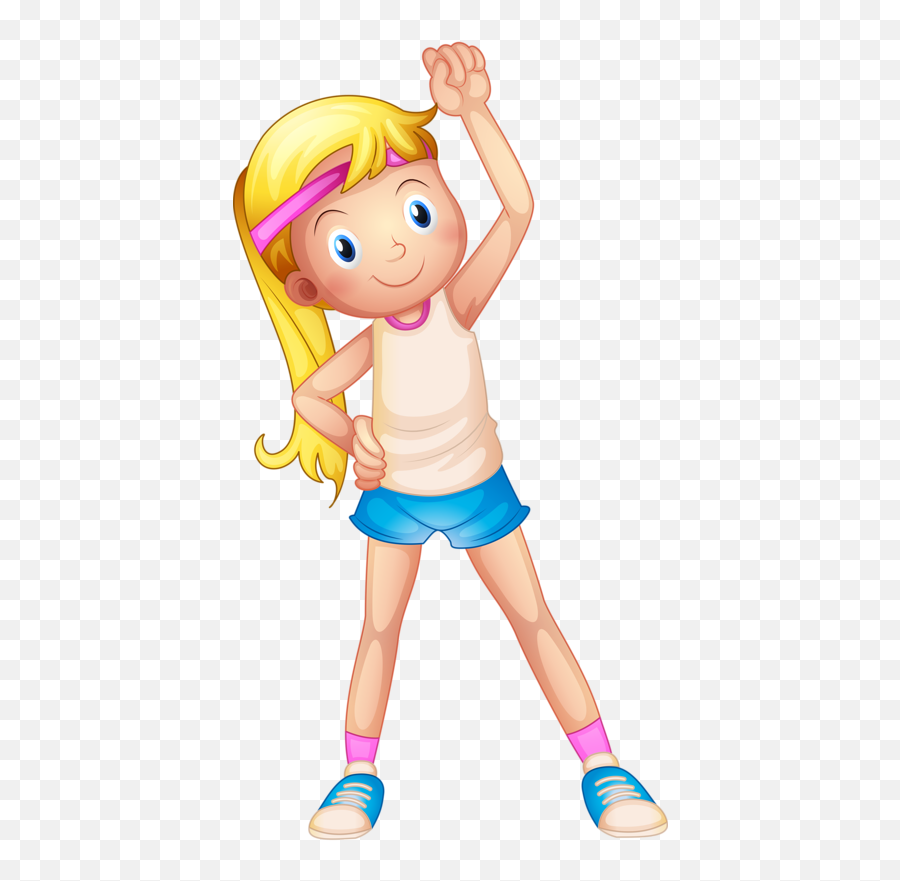 170 Exercise Clipart Ideas - Cartoon Girl Exercise Clipart Emoji,Hobby Lobby-emoji Decorations