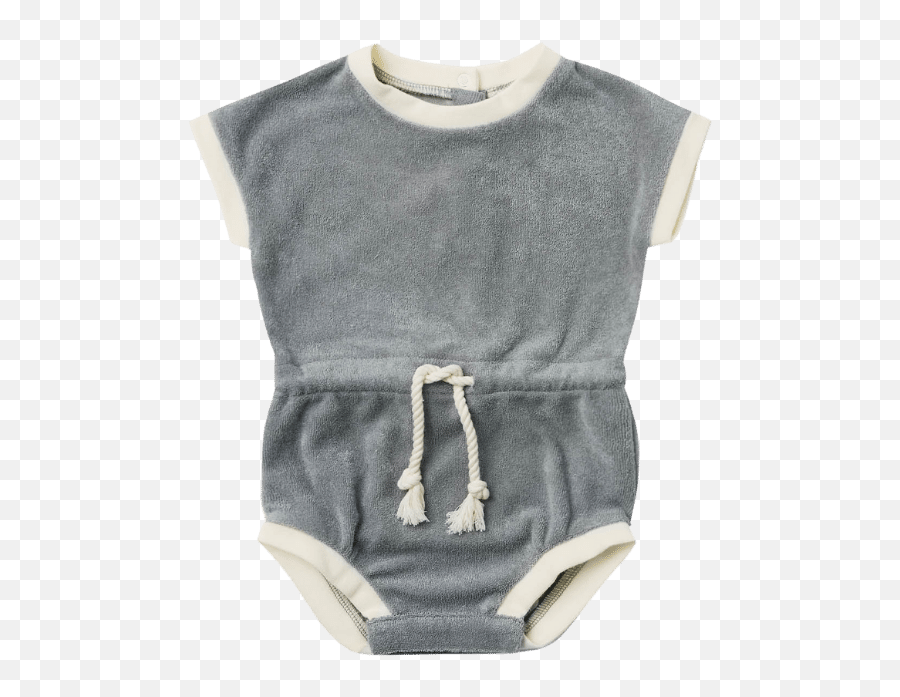 Quincy Mae Retro Romper - Ocean Quincy Mae Retro Romper Ocean Emoji,Quincy Playing With My Emotions