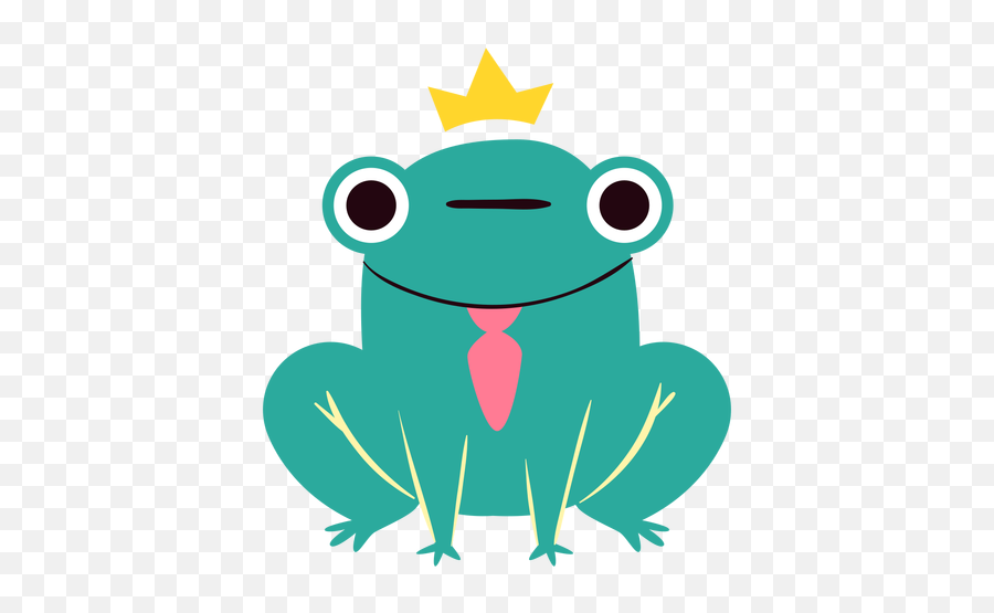 King Frog Cartoon Illustration - Ranas Dibujos Emoji,Makeva Frog Emoticon