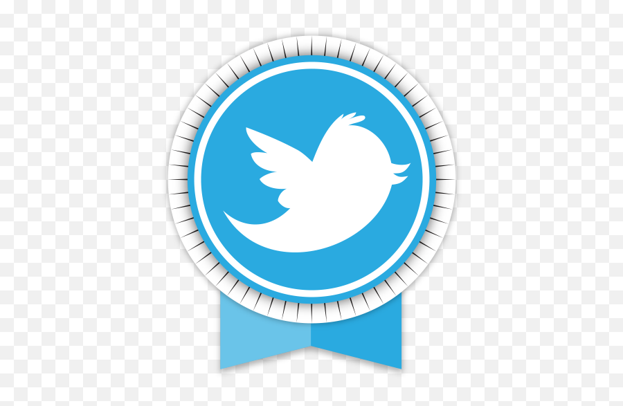 Social Medias Round Ribbons Twitter - Logo Facebook Ribbon Png Emoji,Twiter Emoticon Memes