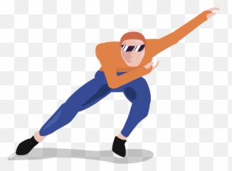 Staying On Track By Inge Stoter - Speed Skater Emoji,Iphone Skate Playlsit Emojis