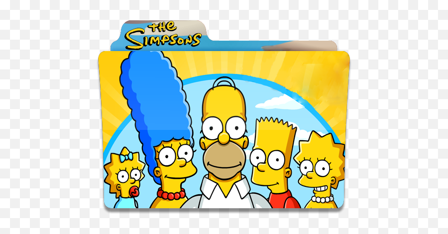 Simpsons Folder 06 Icon Simpsons Folder Iconset Quaffleeye - Simpsons Folder Icon Emoji,Simpsons Emoji
