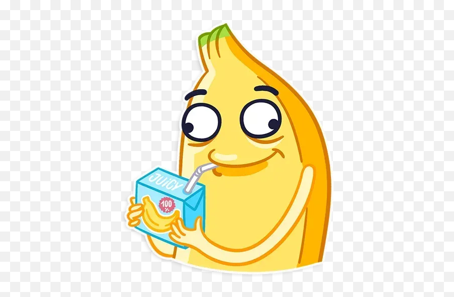 Banana Whatsapp Stickers - Stickers Cloud Emoji,Banana Emoticon