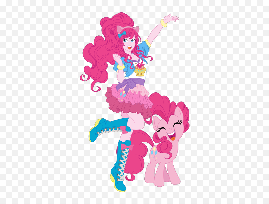 Human Pony Equestria Girls - Pinkie Pie Human Emoji,Aflame With Emotion By Moe