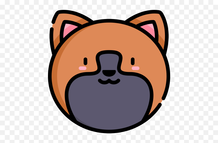 Akita - Ícones De Animais Grátis Dot Emoji,Rottweiler Emoticons