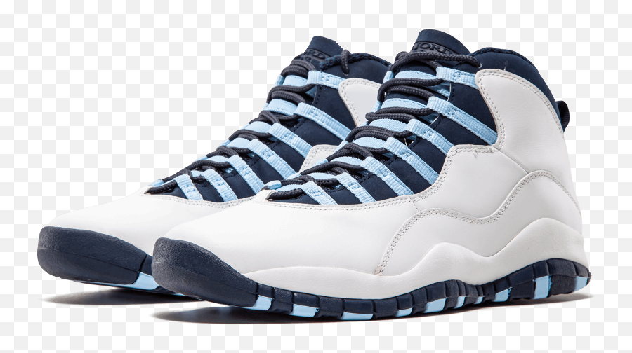 Air Jordan 10 - Air Jordan 10 Ice Blue Emoji,Unc Tar Heels Emojis