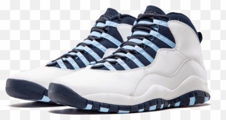 Air Jordan 10 - Air Jordan 10 Ice Blue Emoji,Unc Tar Heels Emojis