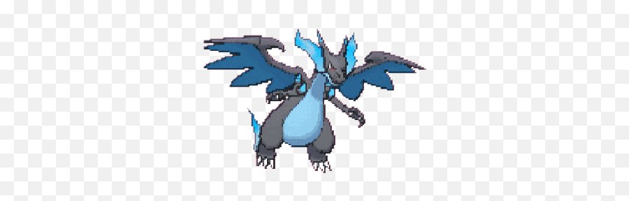 Mega Charizard Pixel Gif Emoji,Pokemon Gif Emotion