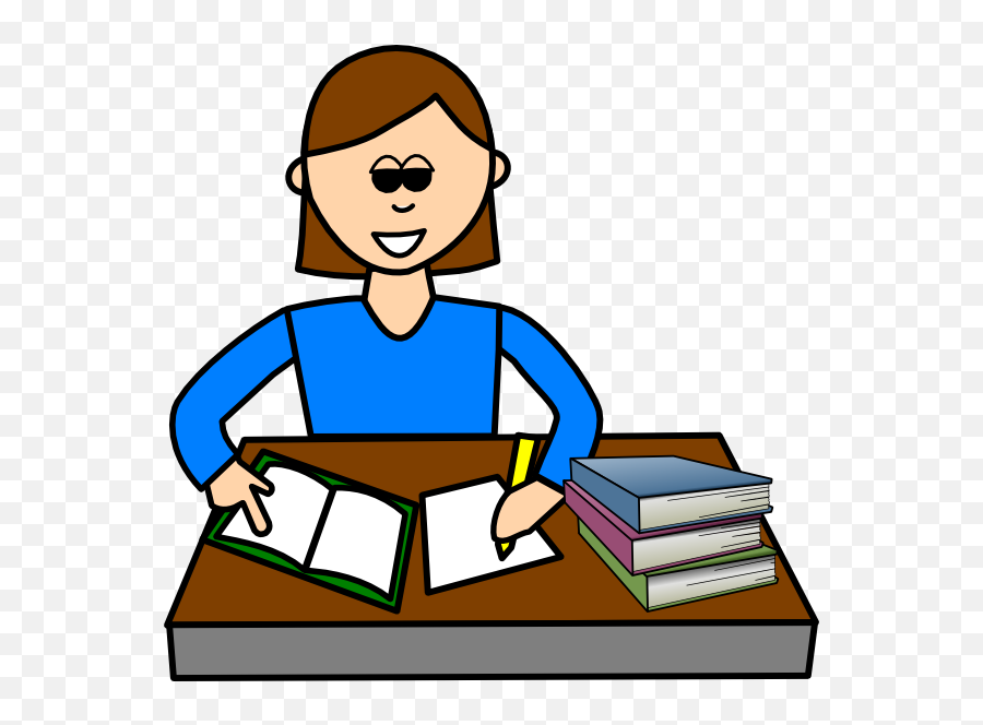 Download Free Study Cliparts Png Images Emoji,Studying Hard Emoticon