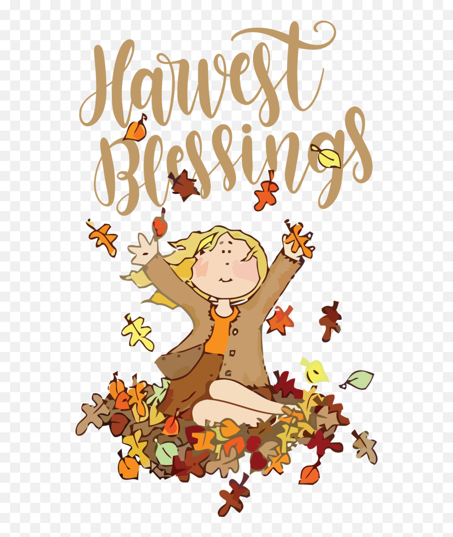 Thanksgiving Cartoon Autumn For Harvest Emoji,Autumn Leaf Emoticon