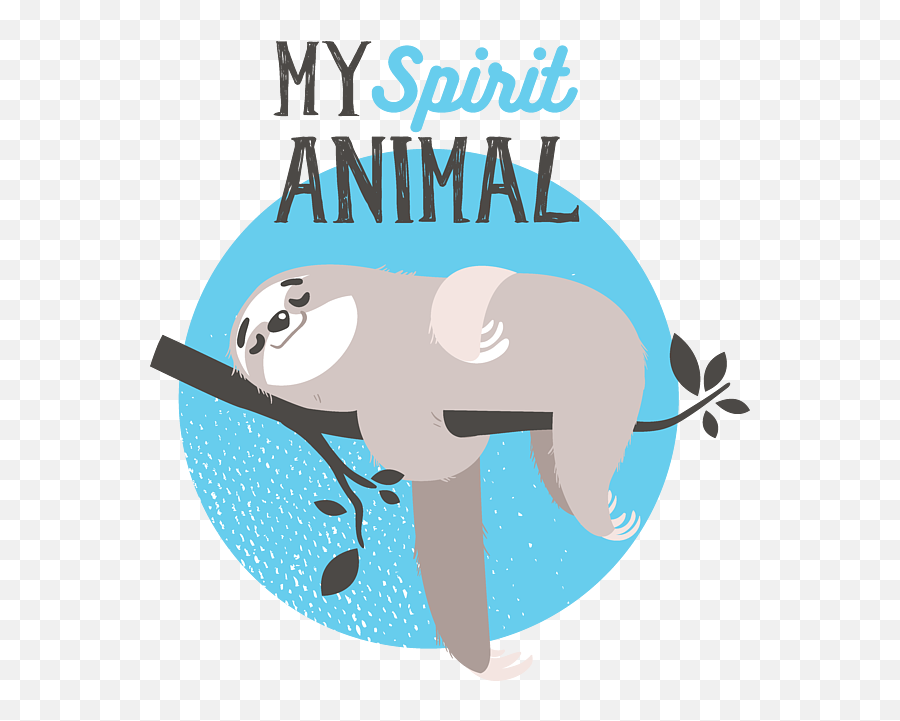 Sloth My Spirit Animal Kids T - Shirt For Sale By Jacob Zelazny Emoji,Emotions Tied To Sloth