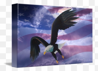Clouds Flag And Eagle By Randall Brewer Emoji,Clouds Of Emotions With Purple