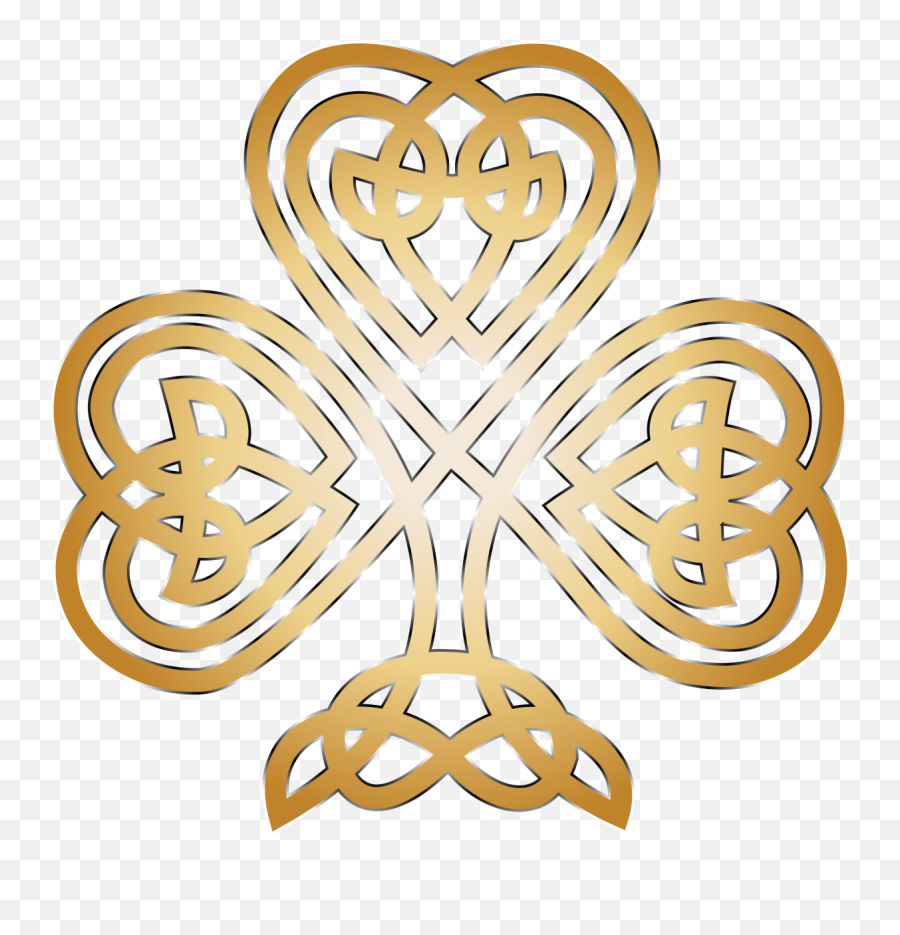 Celtic Shamrock Mod Clip Art Image - Clipsafari Emoji,Green Shamrock Emoticon