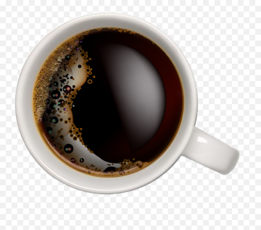 Download Café 1 - Cup Of Coffee Top View Png Image With No Emoji,Cute Starbucks Coffee Emojis